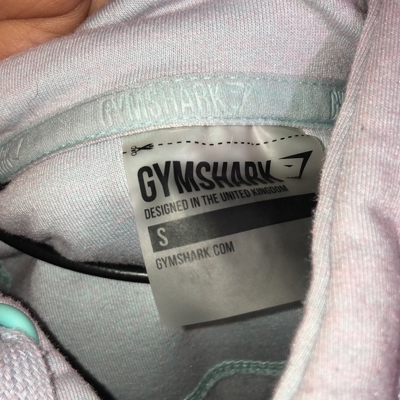 Gym Shark cropped hoodie tie dye print size small training hoodie gym workout - Picture 5 of 7